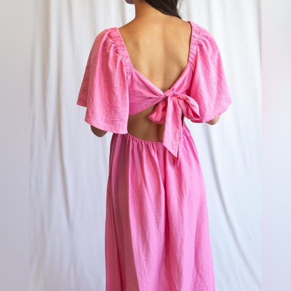 Bow Midi dress - Picture 1 of 11